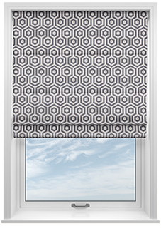Hex, Stone - Roman Blind